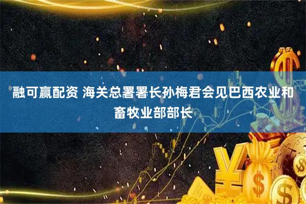融可赢配资 海关总署署长孙梅君会见巴西农业和畜牧业部部长