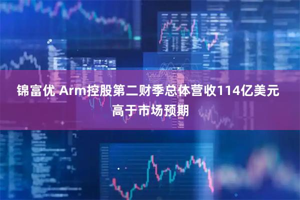 锦富优 Arm控股第二财季总体营收114亿美元 高于市场预期