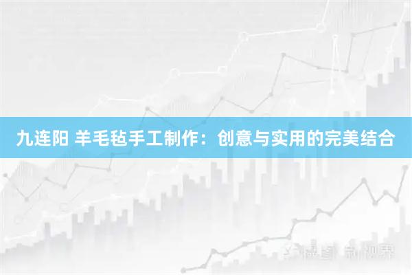九连阳 羊毛毡手工制作：创意与实用的完美结合